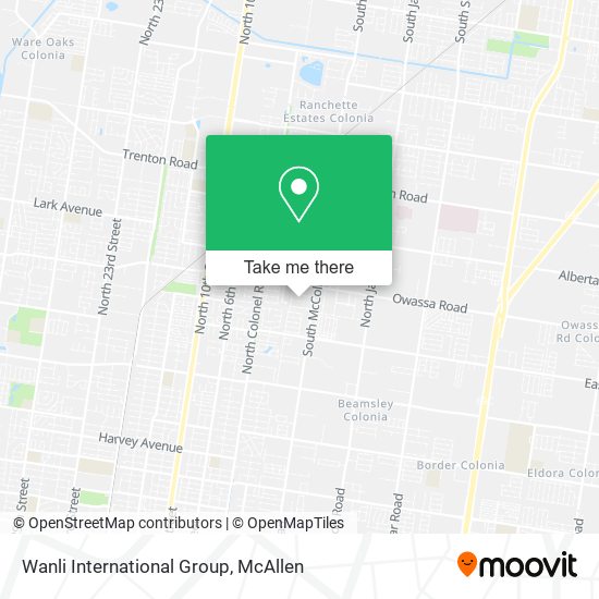 Wanli International Group map
