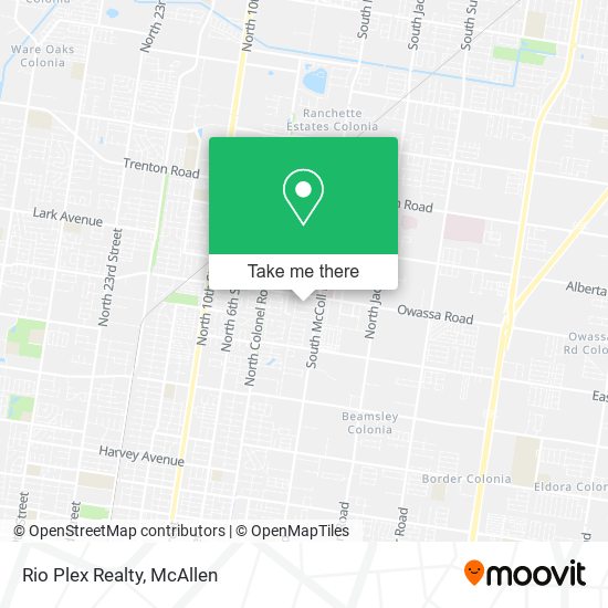 Rio Plex Realty map