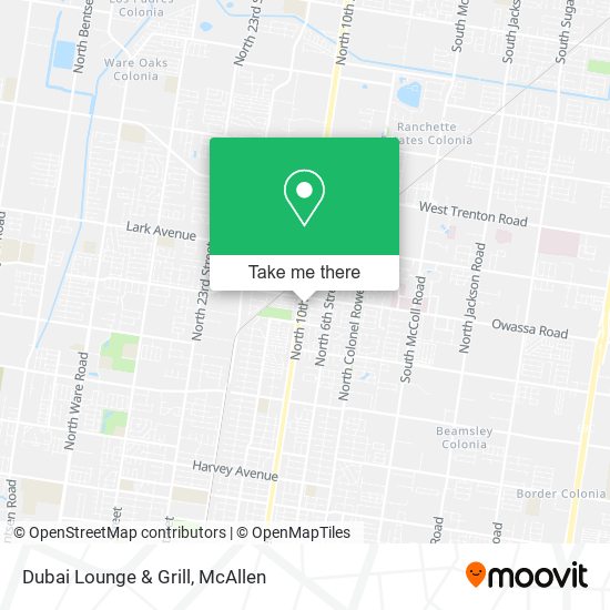 Dubai Lounge & Grill map
