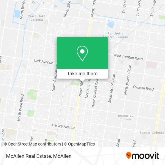 McAllen Real Estate map