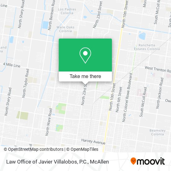 Law Office of Javier Villalobos, P.C. map