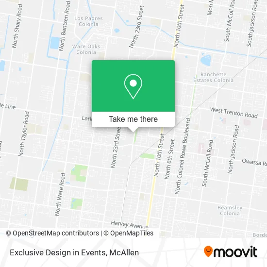 Exclusive Design in Events map