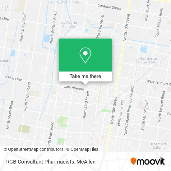 Mapa de RGB Consultant Pharmacists