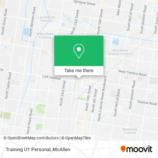 Training U1 Personal map