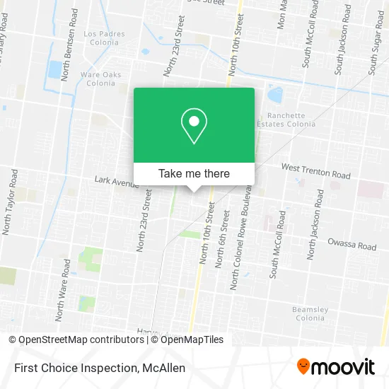 First Choice Inspection map