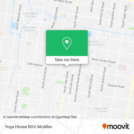 Mapa de Yoga House RGV