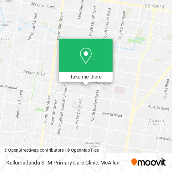 Kallumadanda STM Primary Care Clinic map