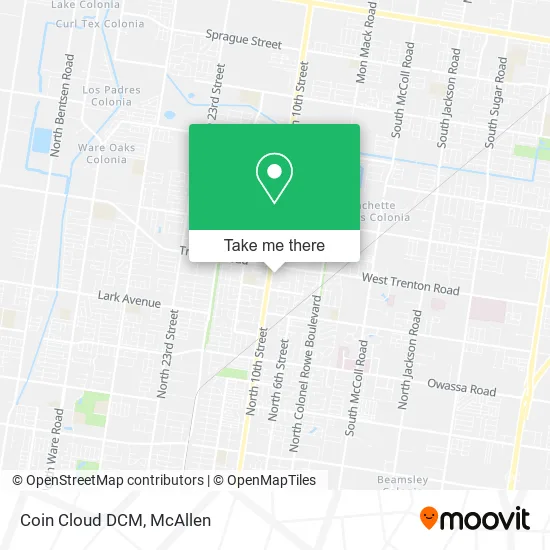 Coin Cloud DCM map