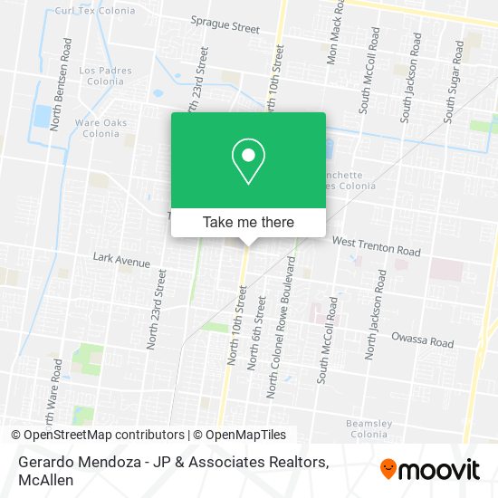 Gerardo Mendoza - JP & Associates Realtors map