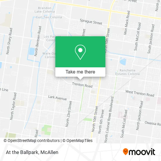 Mapa de At the Ballpark