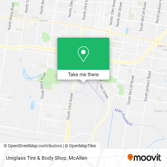Uniglass Tire & Body Shop map