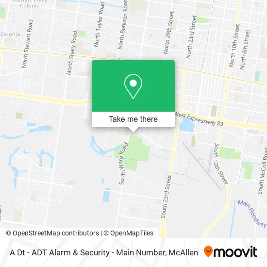 Mapa de A Dt - ADT Alarm & Security - Main Number