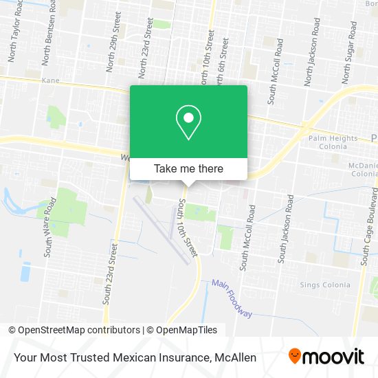 Your Most Trusted Mexican Insurance map