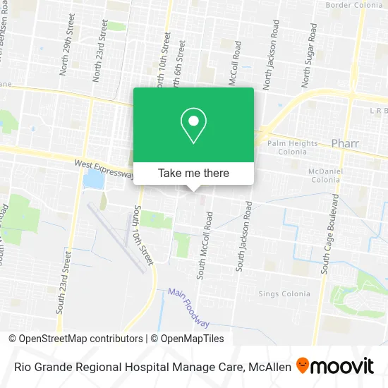 Rio Grande Regional Hospital Manage Care map