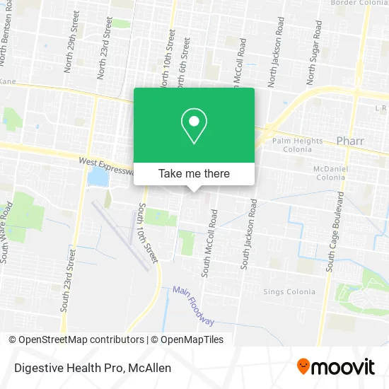 Mapa de Digestive Health Pro