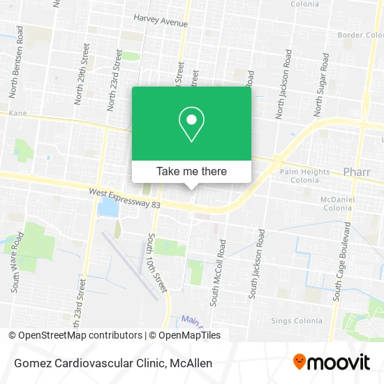 Gomez Cardiovascular Clinic map
