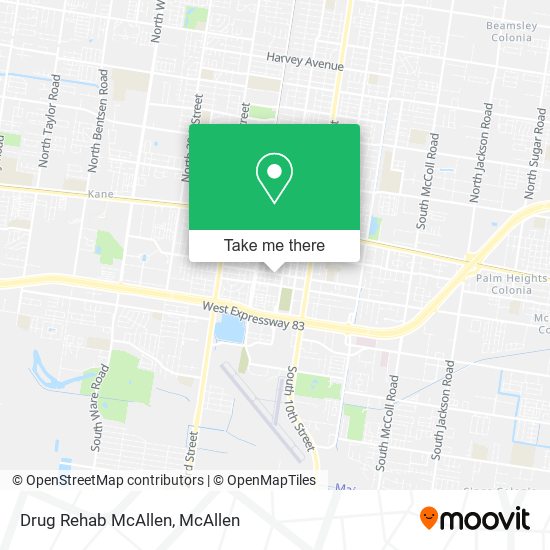 Mapa de Drug Rehab McAllen