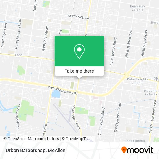 Mapa de Urban Barbershop
