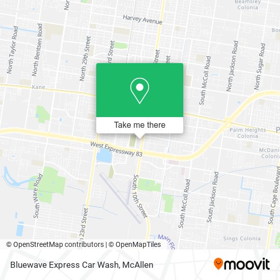 Bluewave Express Car Wash map
