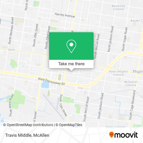 Travis Middle map