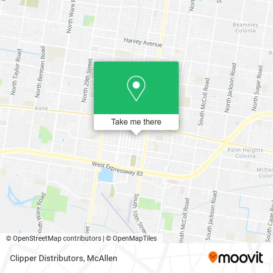 Mapa de Clipper Distributors