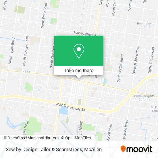 Sew by Design Tailor & Seamstress map