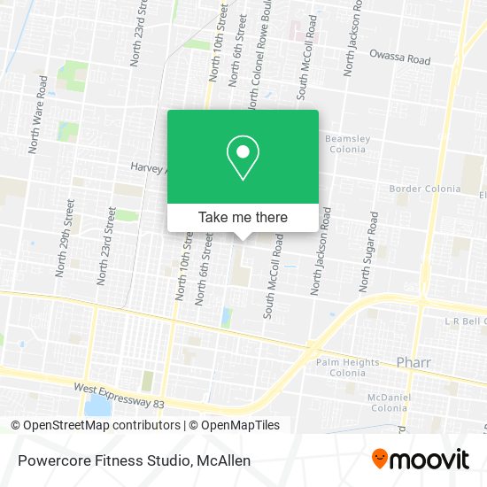 Powercore Fitness Studio map