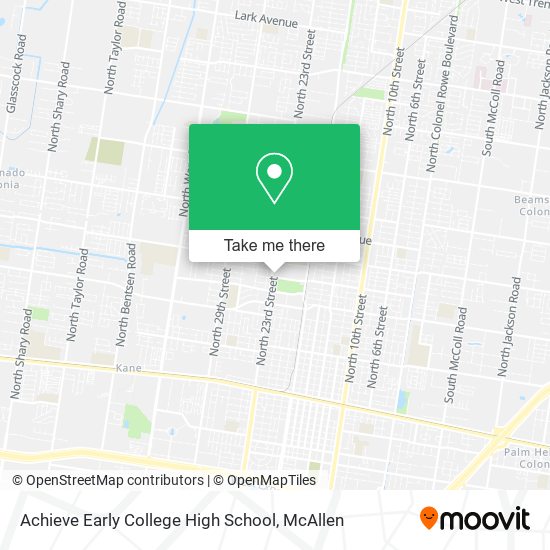 Achieve Early College High School map