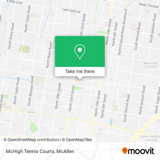 Mapa de McHigh Tennis Courts
