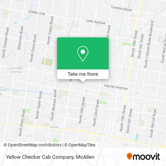 Mapa de Yellow Checker Cab Company