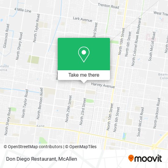 Mapa de Don Diego Restaurant