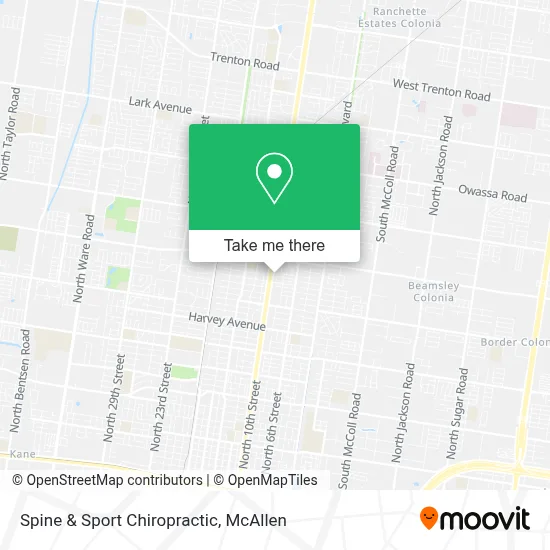 Spine & Sport Chiropractic map