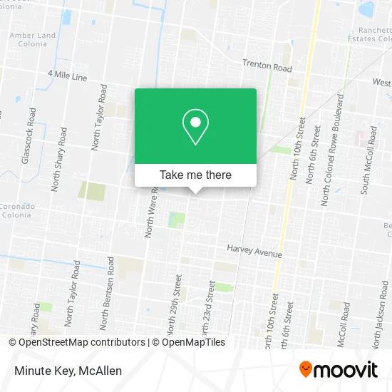 Mapa de Minute Key