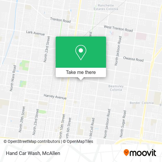 Mapa de Hand Car Wash