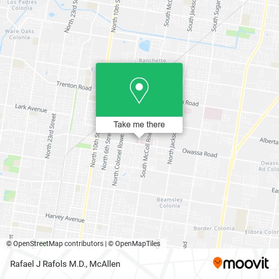 Mapa de Rafael J Rafols M.D.