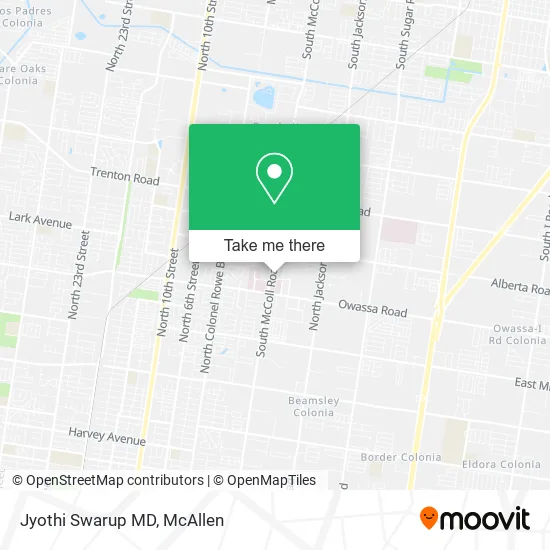 Mapa de Jyothi Swarup MD