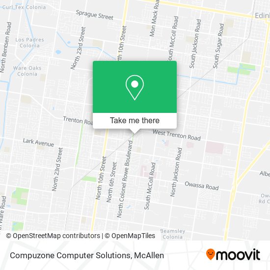 Compuzone Computer Solutions map