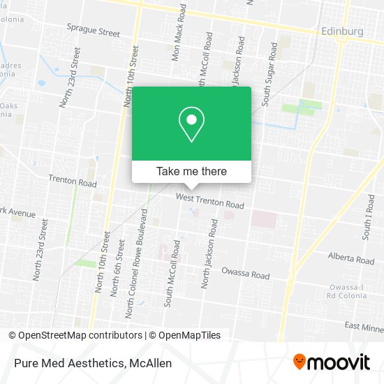 Pure Med Aesthetics map