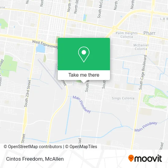 Cintos Freedom map