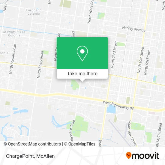 Mapa de ChargePoint