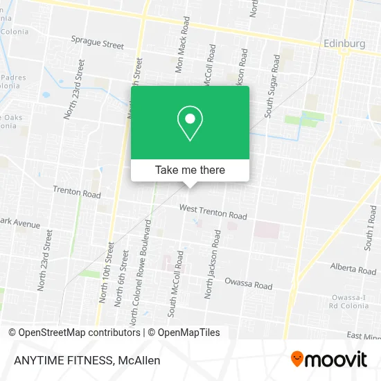 ANYTIME FITNESS map