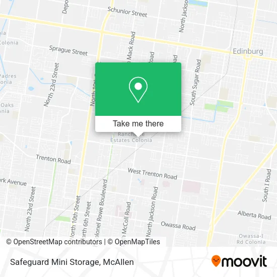 Safeguard Mini Storage map