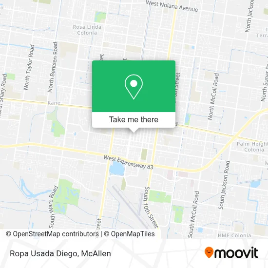 Ropa Usada Diego map