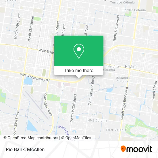Rio Bank map
