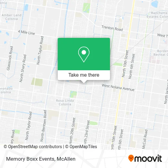 Memory Boxx Events map