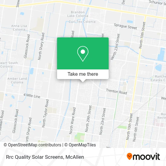 Rrc Quality Solar Screens map