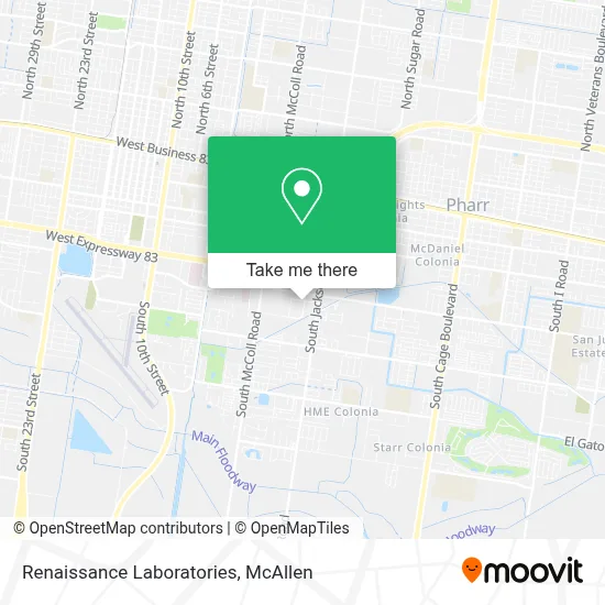 Renaissance Laboratories map