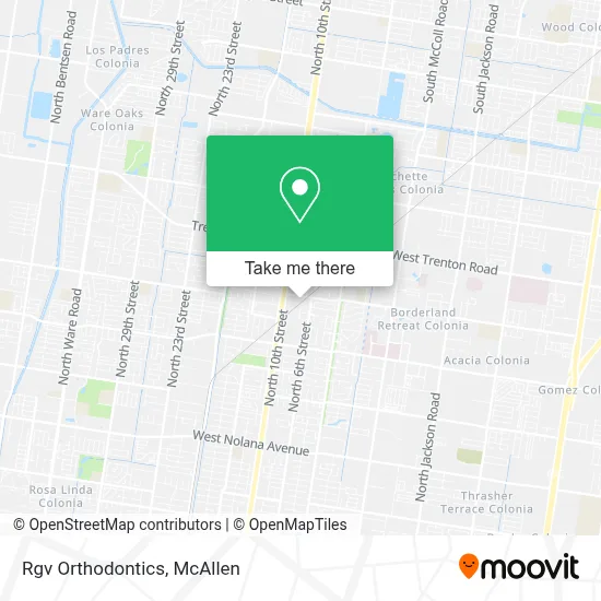 Rgv Orthodontics map