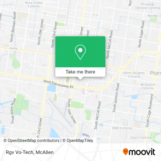 Rgv Vo-Tech map