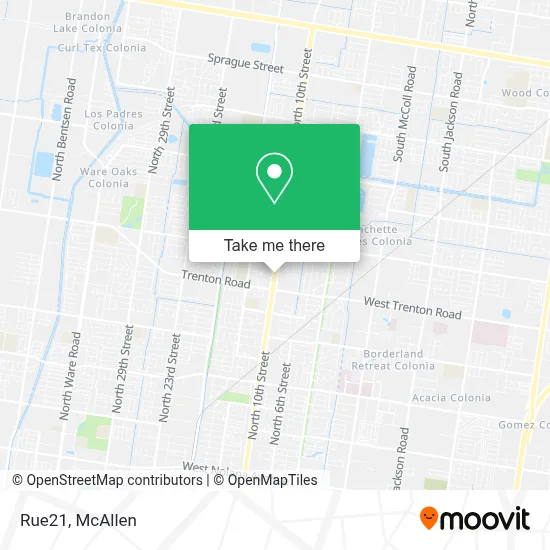 Rue21 map